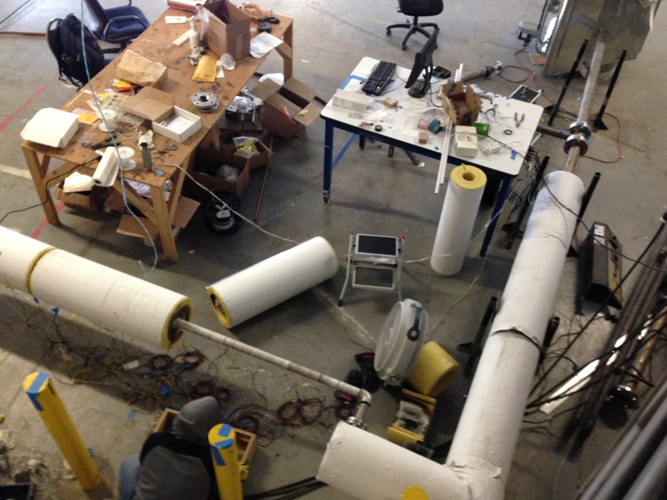 Overhead View of Experimental System