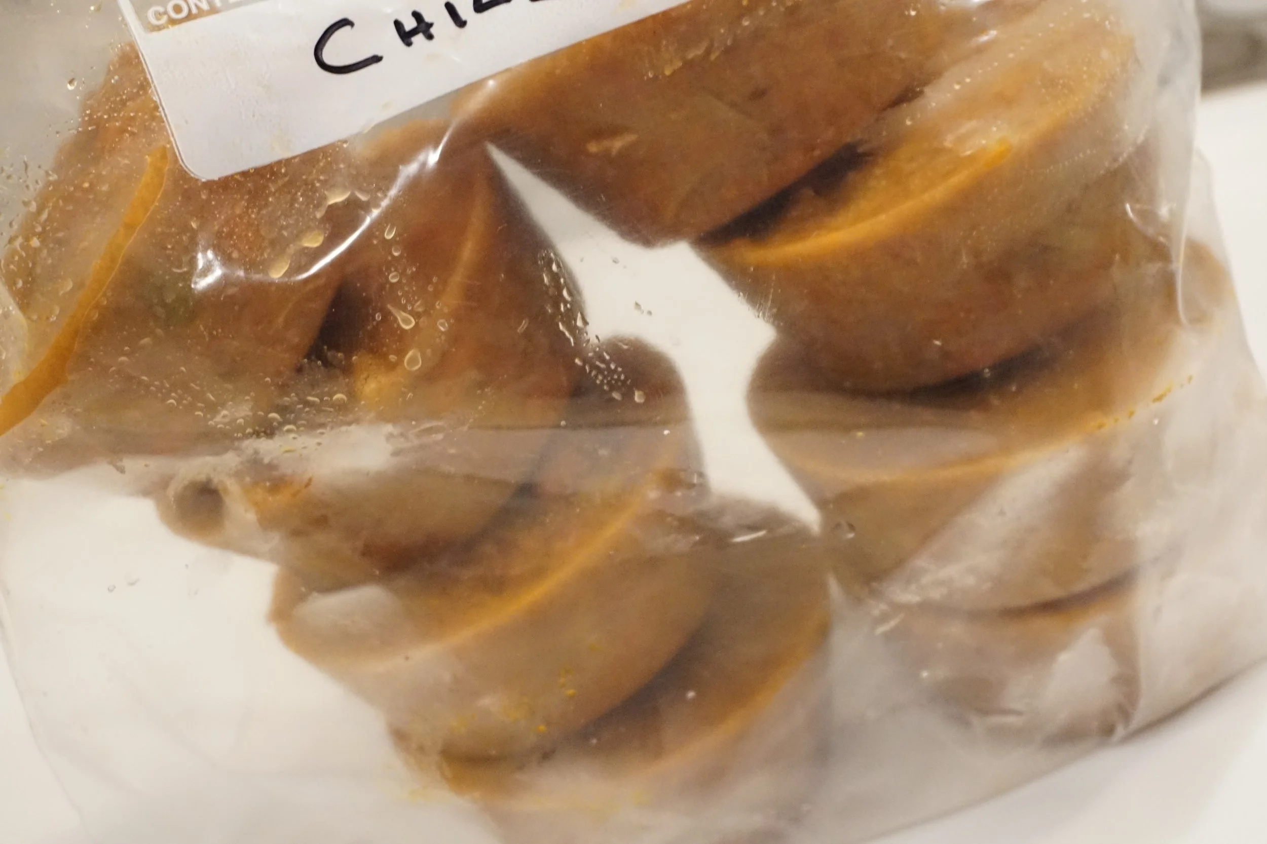 Date and label freezer bag and toss in the freezer.
