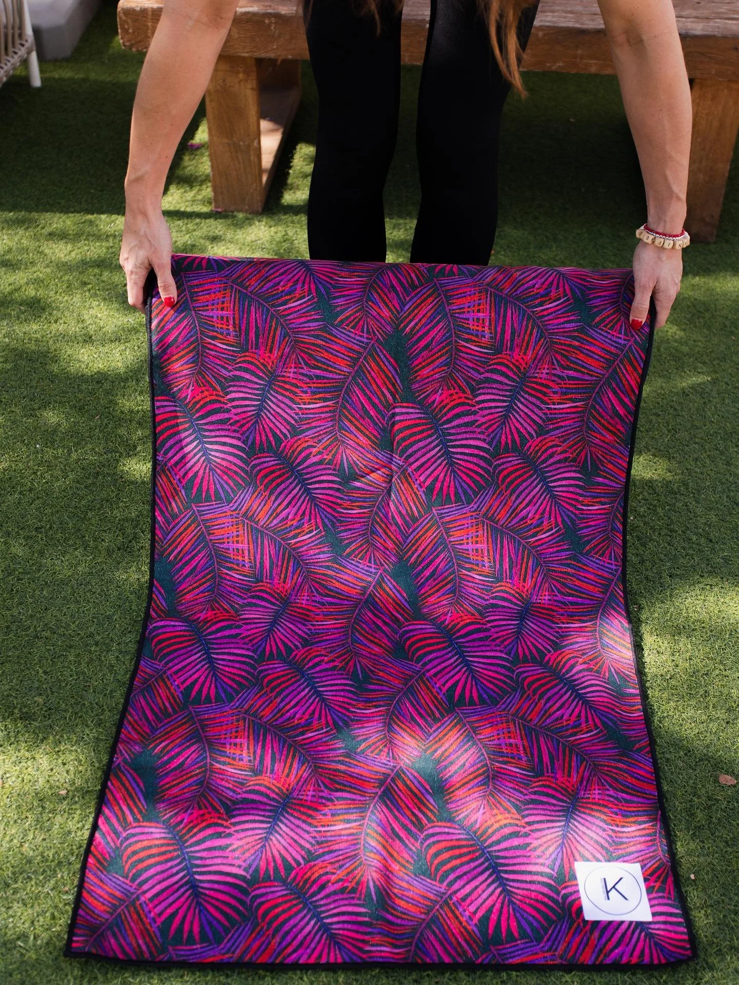 TOMORROW✨ don&rsquo;t miss the debut of @kaleidoscope.yogatowels !!!

The best mat towel you&rsquo;ll ever lay your hands on. Literally.