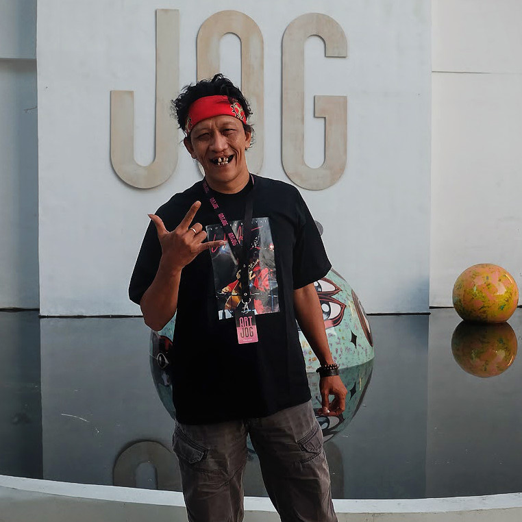 In the flesh: Bambang "Toko" Witjaksono, the curator for ARTJOG10, speaks with Globetrotter.