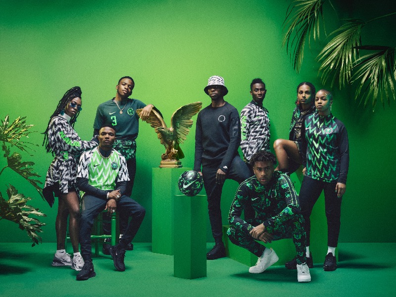 Nigeria 2018 World Cup National Team aka Super Eagles wears Naija Spirit jersey by Nike 15.jpg