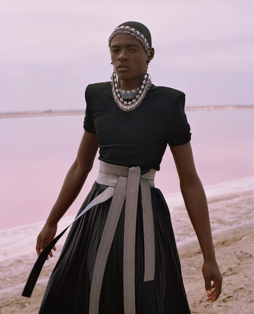 south african designer lukhanyo mdingi stays consistent to east aesthetic  in 'soulful ii' collection — Globetrotter Magazine