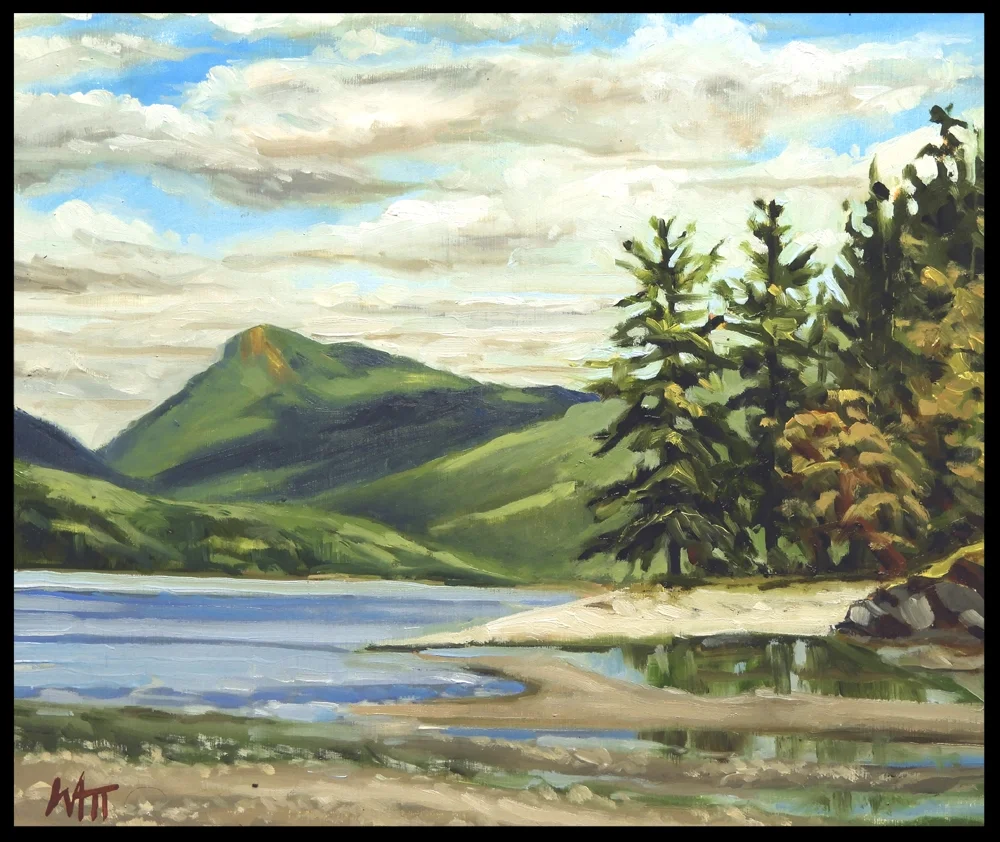 Mt Maxwell from Portland Island