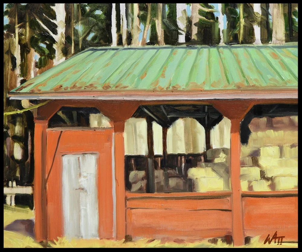 At Frank's farm