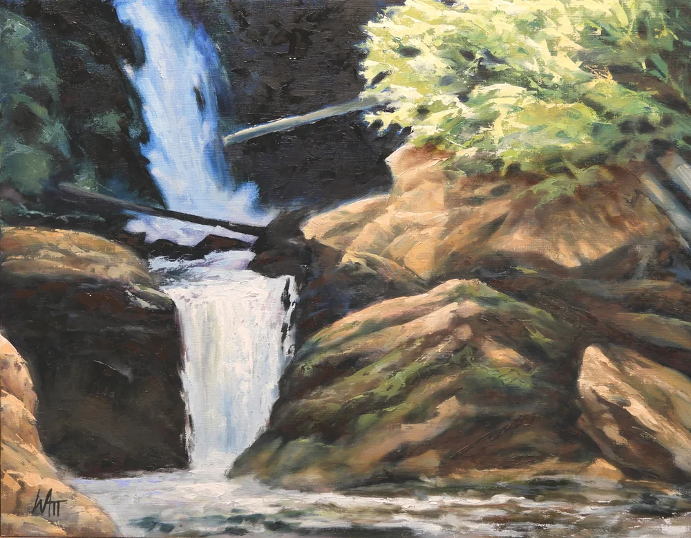 Waterfall Along Indian Arm