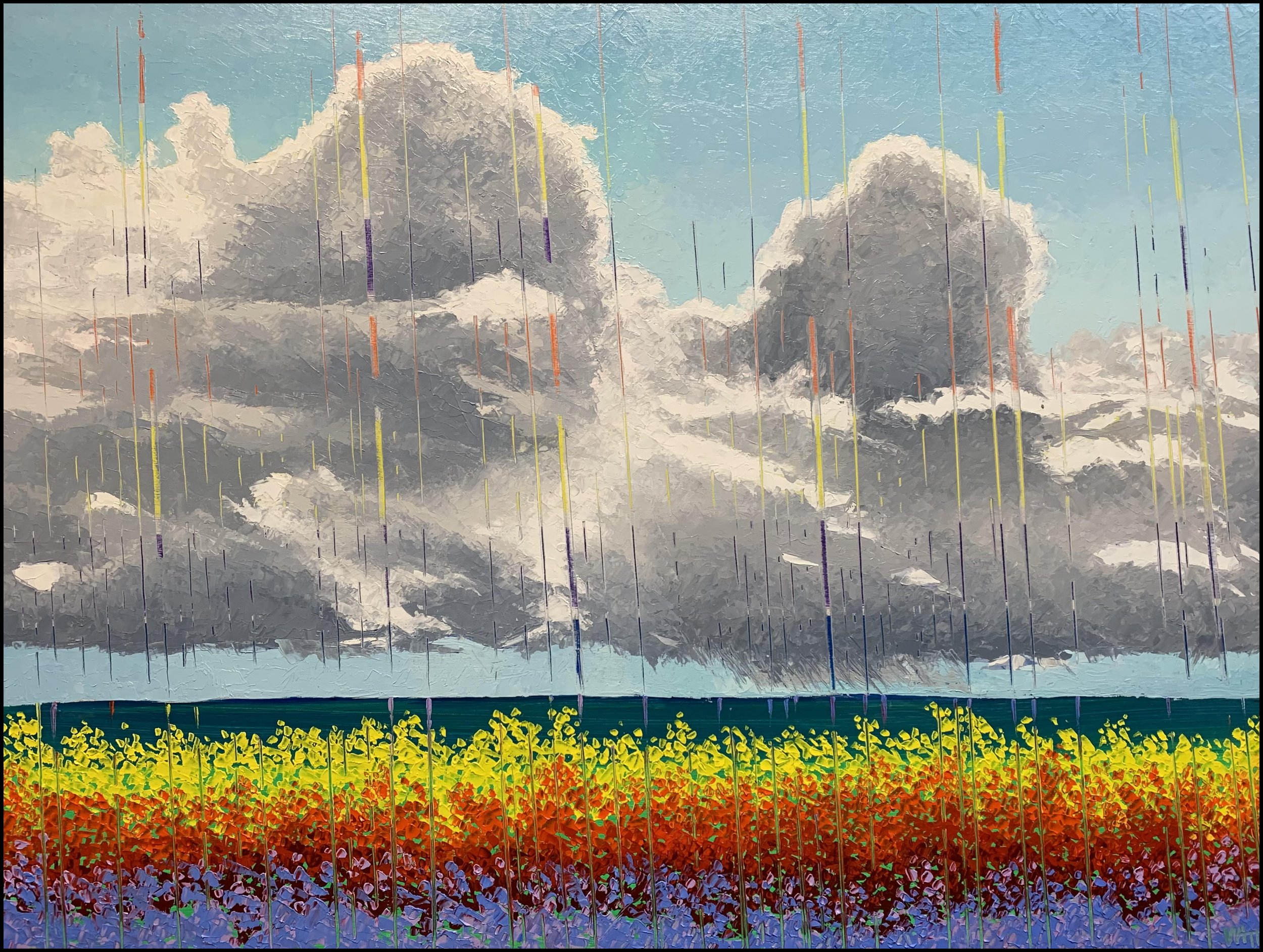 Cloudy with Flowers