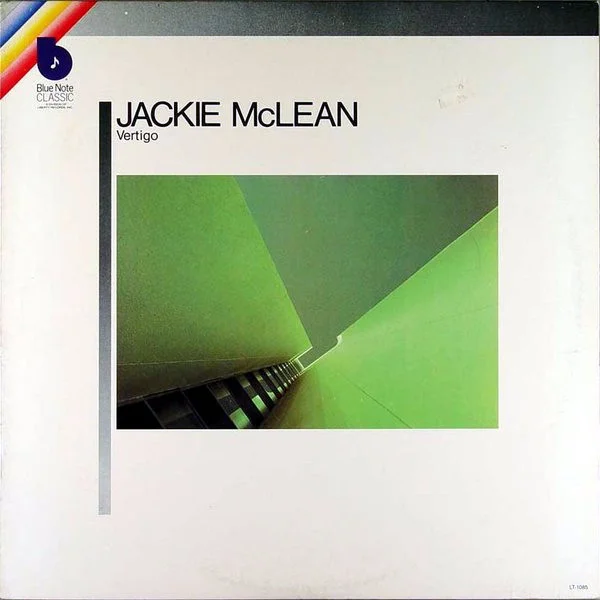Griffith's design for Jackie McLean's Vertigo (Blue Note LT-1085)