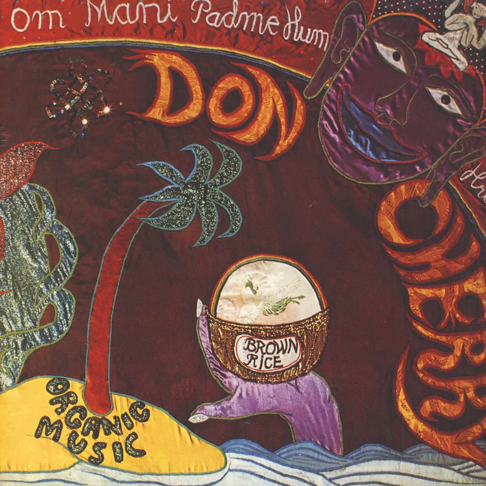 Front cover of Don Cherry's Brown Rice album, 1975