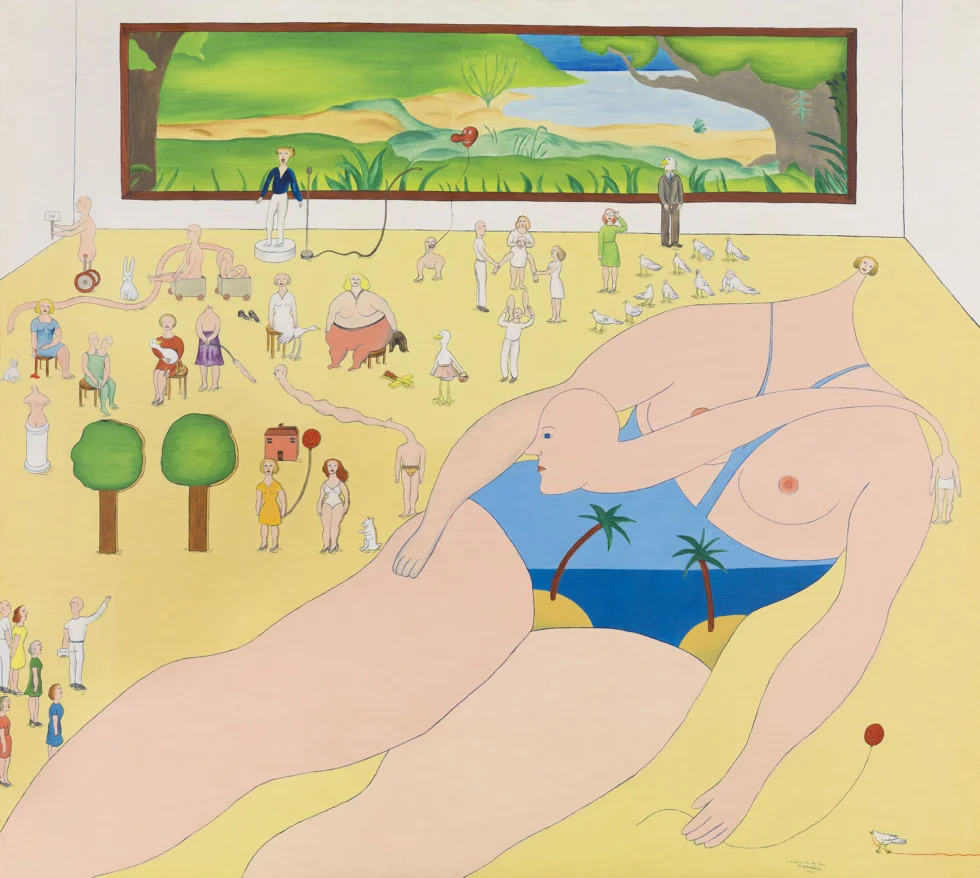Marie Louise Ekman, Waiting Room , 1971 (Eckman will also be on view at the Moderna Museet in the summer of 2017)