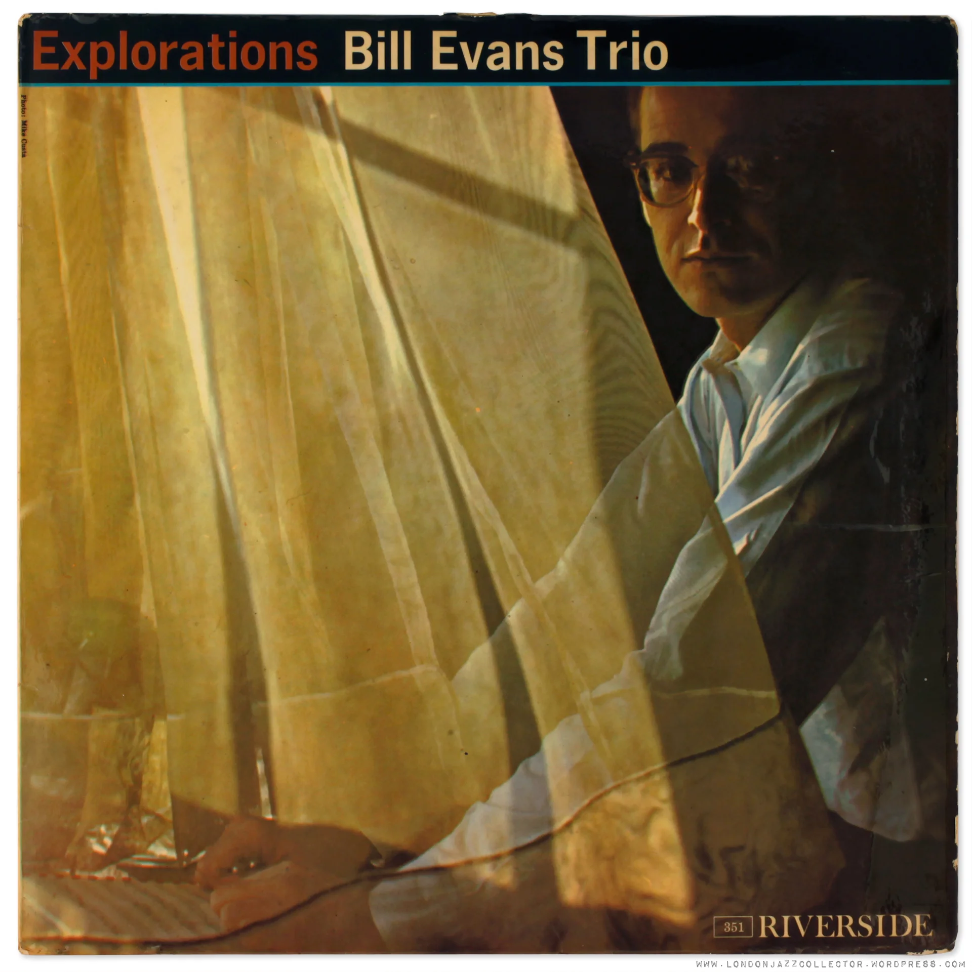 The original cover of Explorations featuring a photograph by Steve Schapiro.