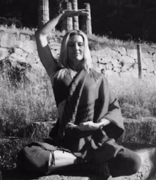 Shiva Rea in Soma Mudra from her book: Tending the Heart Fire