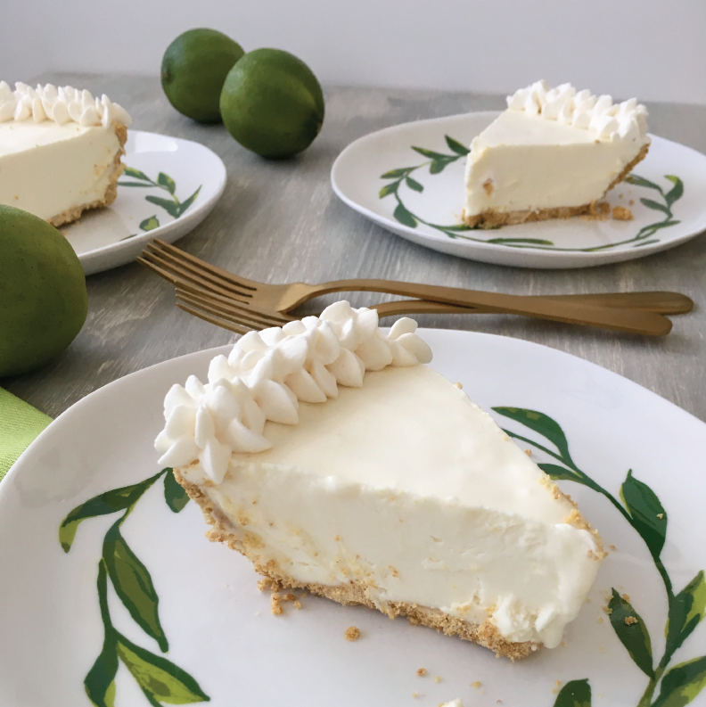 Easy To Make Four Ingredient Frozen Key Lime Cream Pie