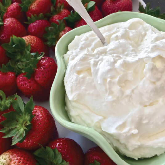 Sweet Lemon Cream Dip 