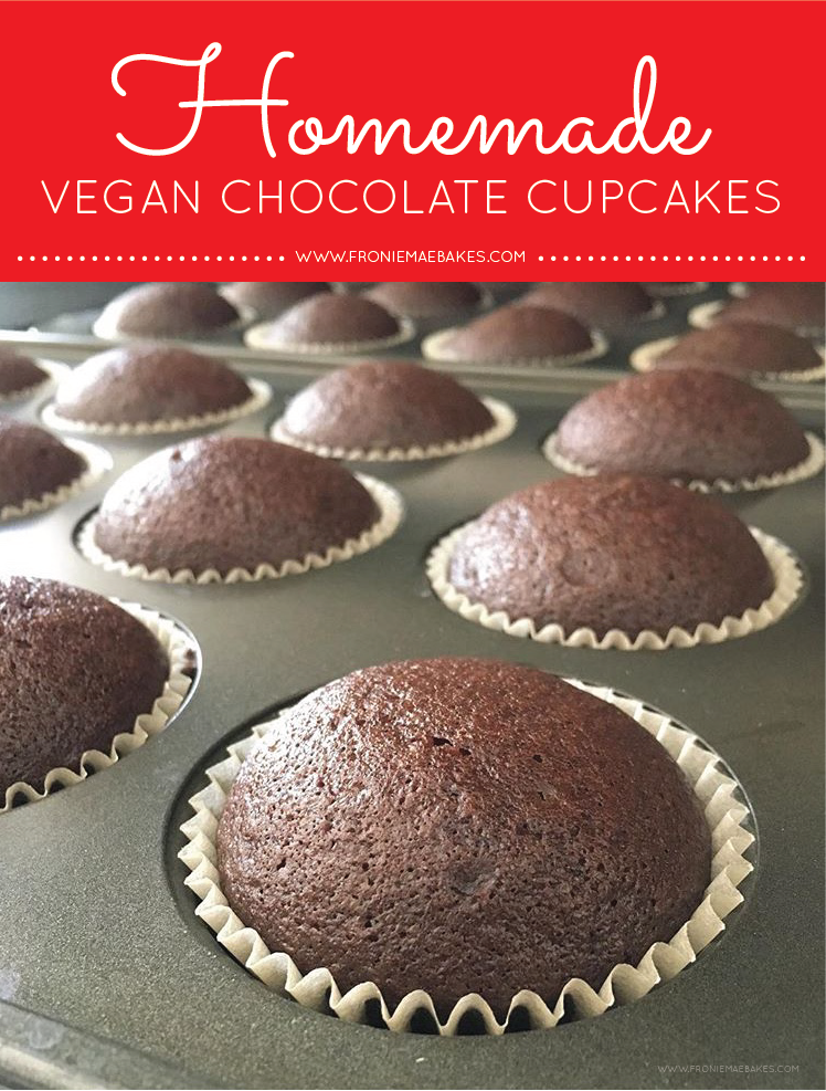 Easy Homemade Vegan Chocolate Cupcakes Fronie Mae Bakes Free vector logo super mãe. fronie mae bakes
