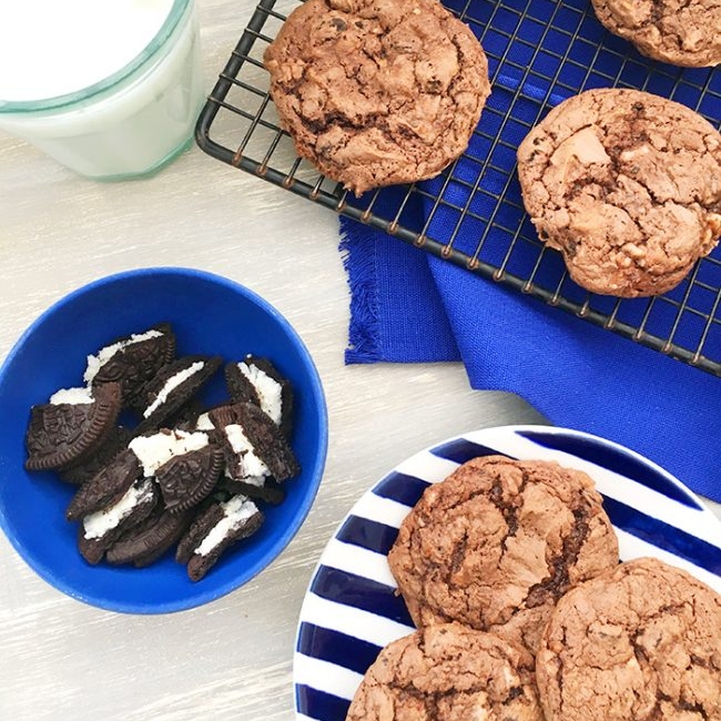 OREO CHOCOLATE CAKE MIX COOKIES