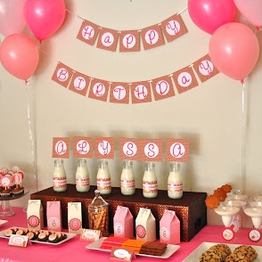 COOKIES & MILK BIRTHDAY PARTY