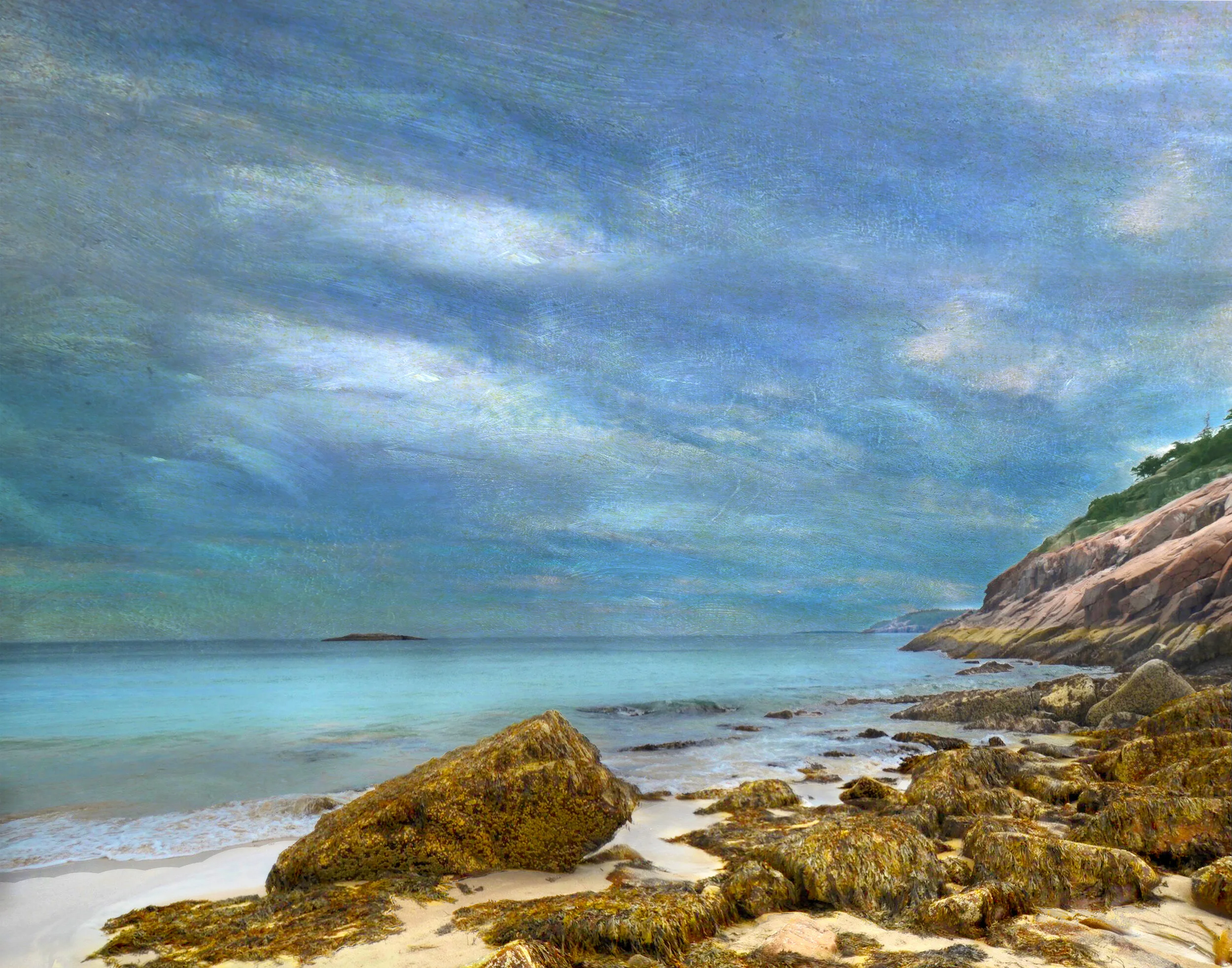 Sandy Beach, Acadia, Maine