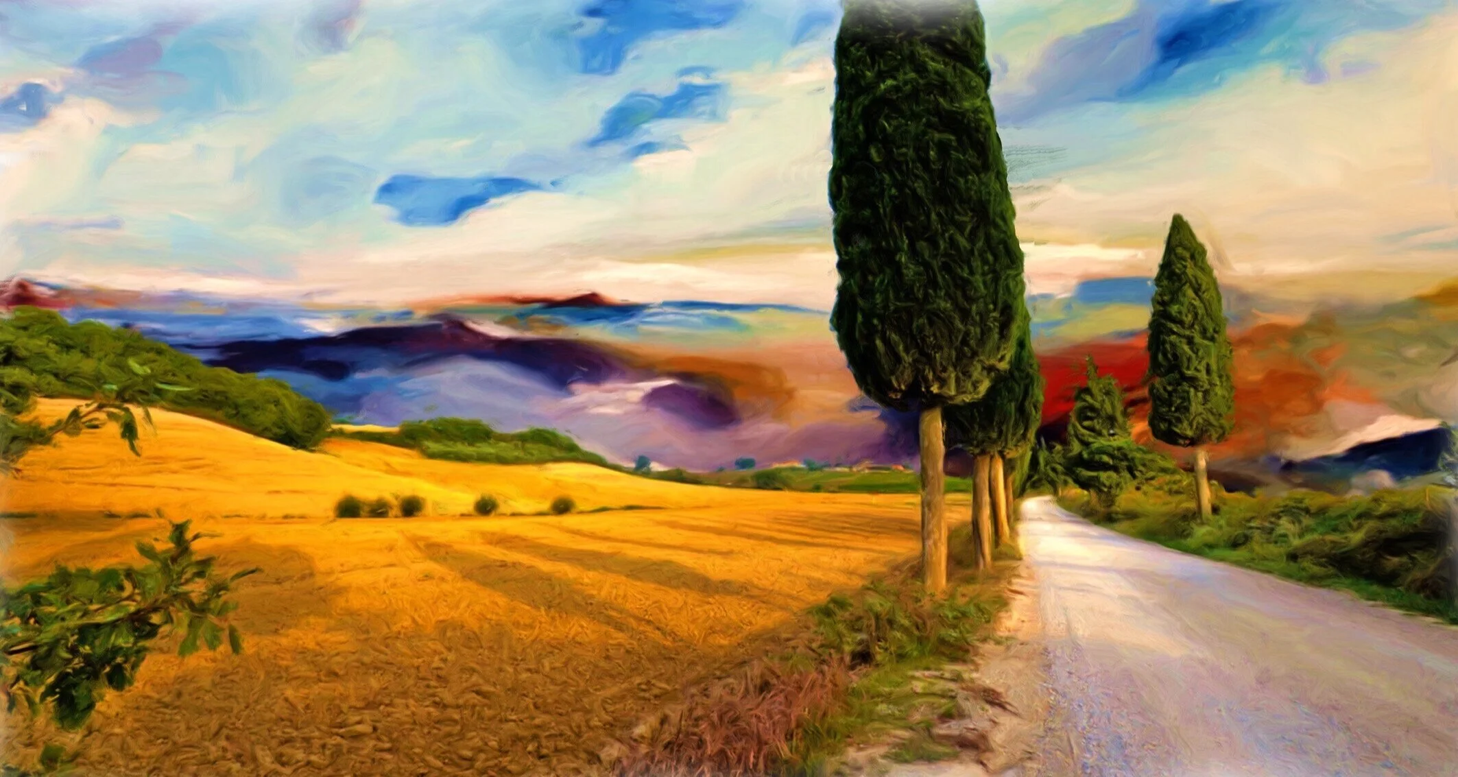 Back Road, Tuscany