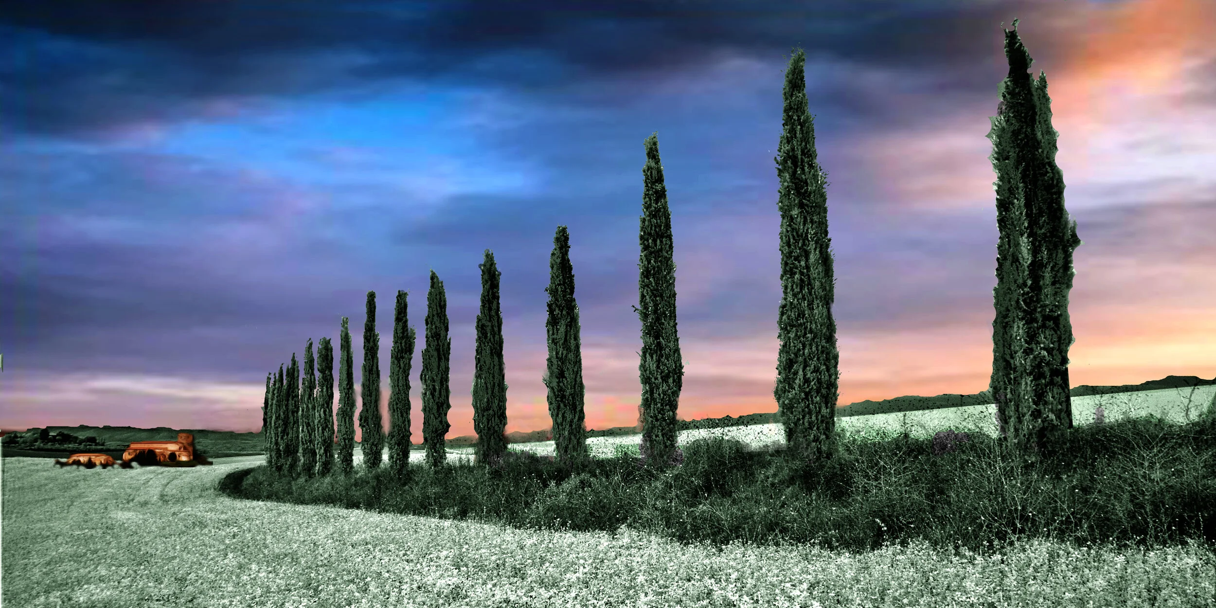 Evening. Tuscany