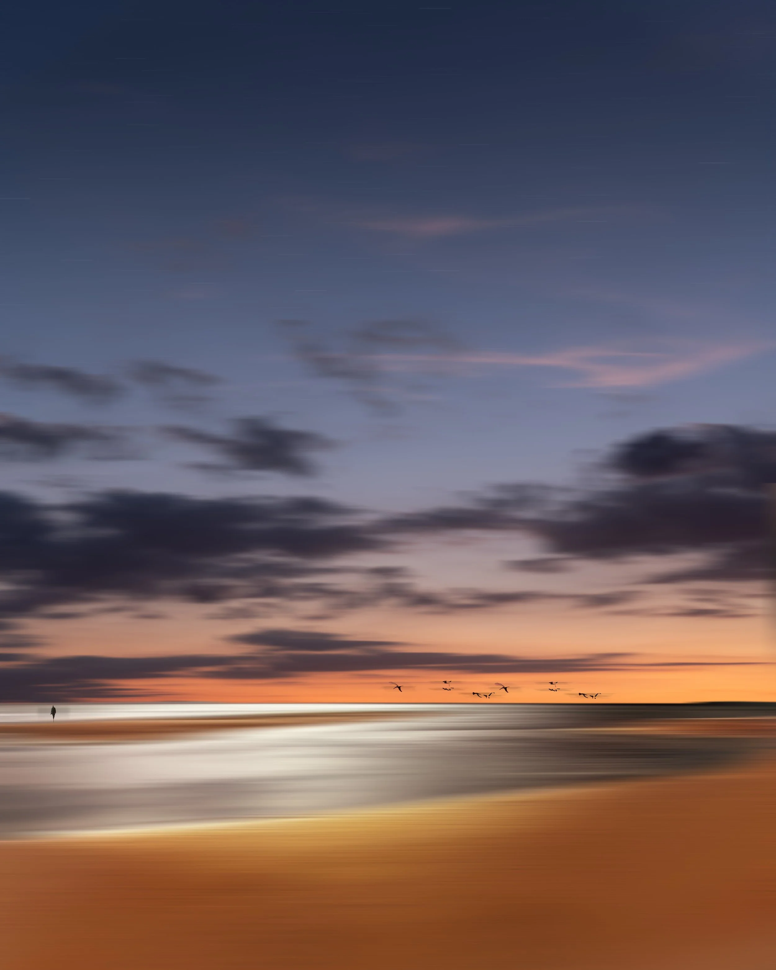 Early evening at the beach
