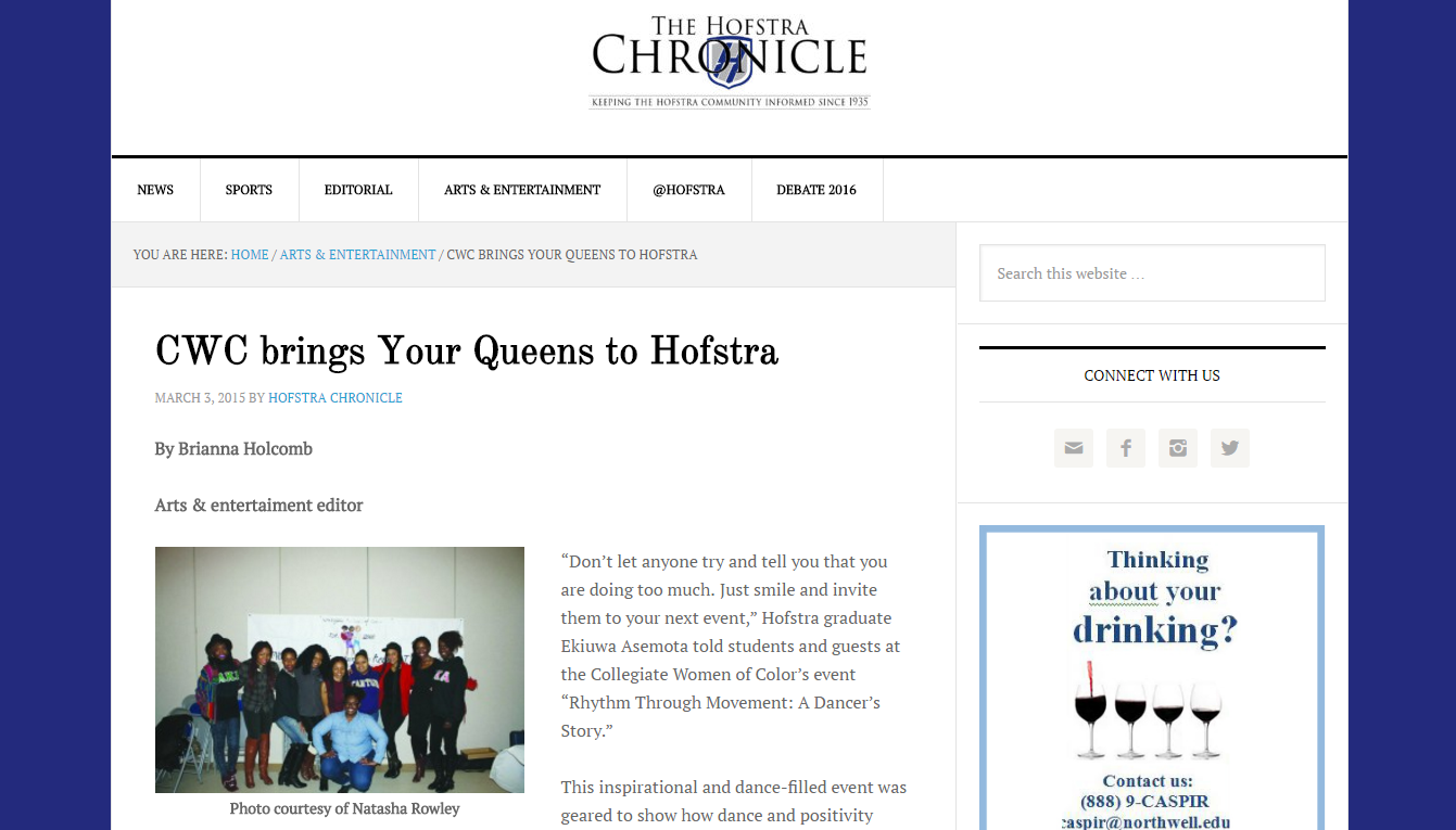 2015 | The Hofstra Chronicle