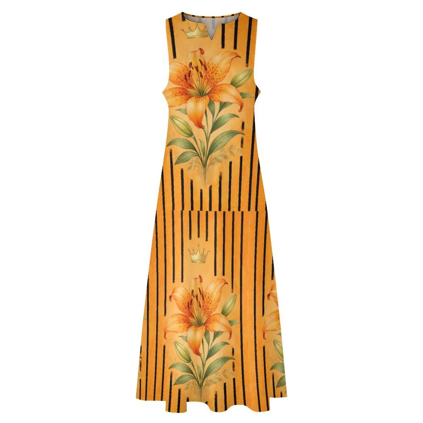 Sunrise Crown Maxi Dress