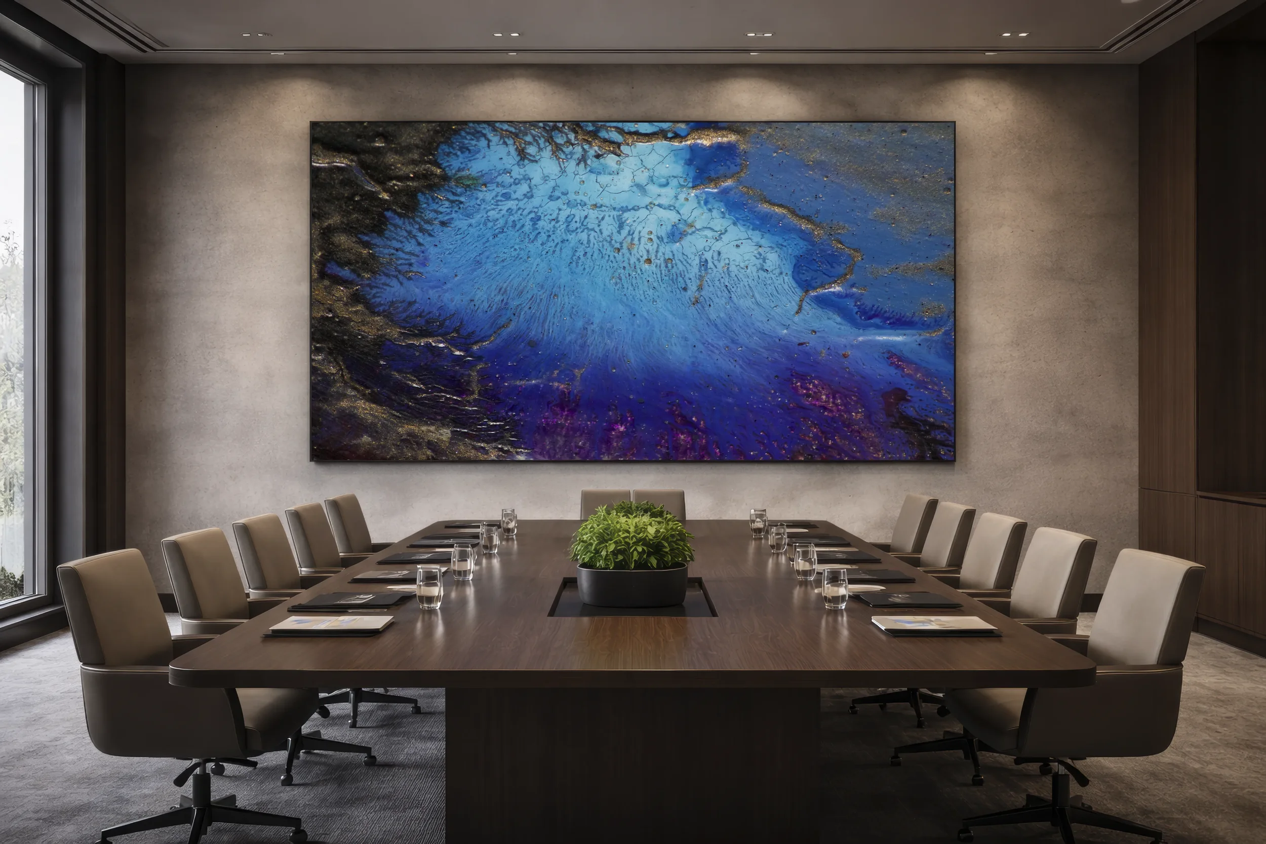   Tide Surf     MacroScape archival pigment print from an original acrylic painting    67 × 45 in  ·  Edition of 6 