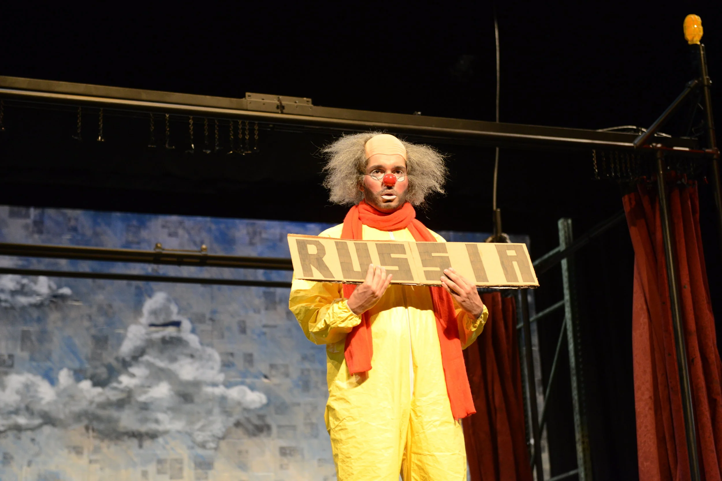 The Russian Clown in Ubu Roi (adaptation)