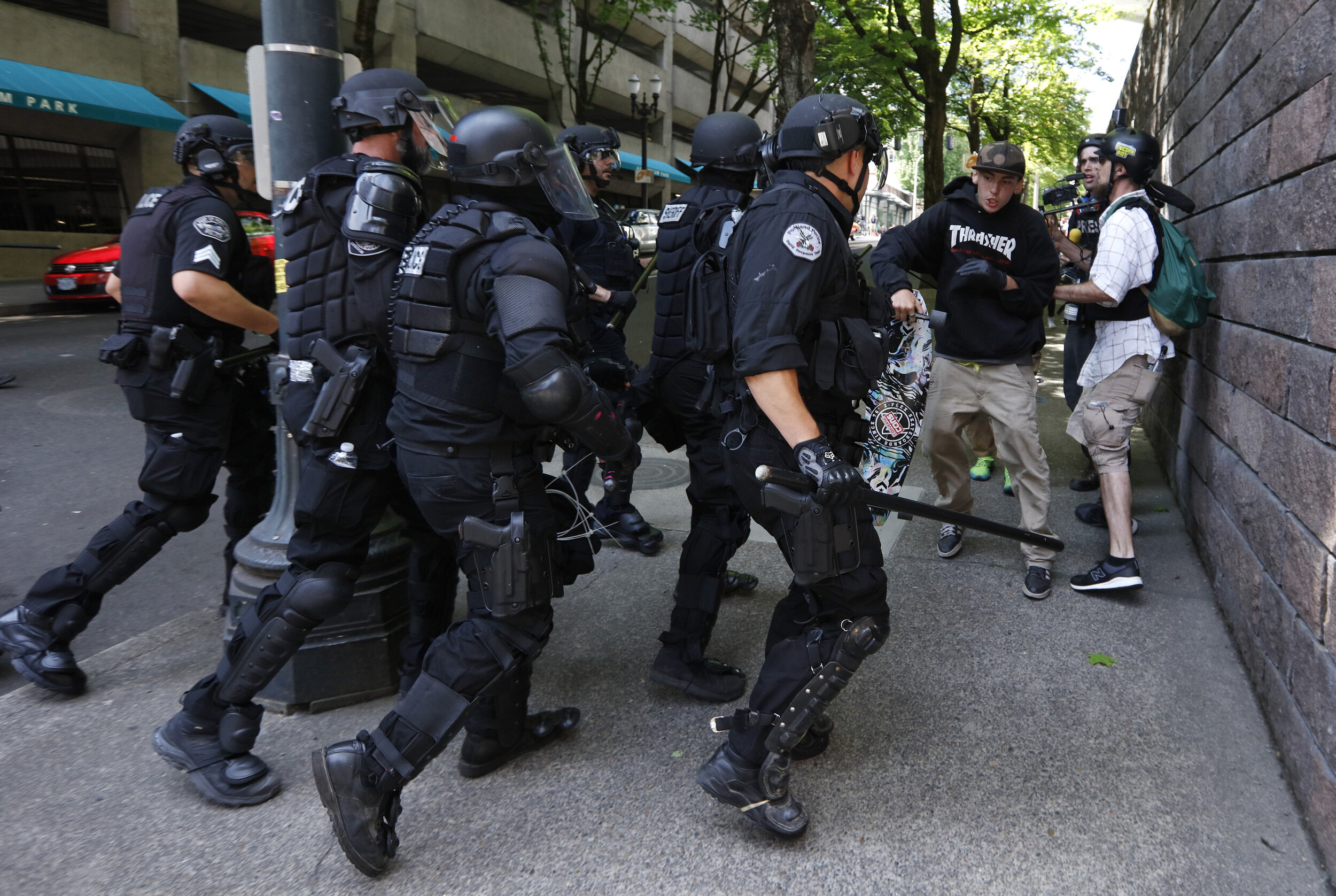 Counterprotest, Portland, Oregon