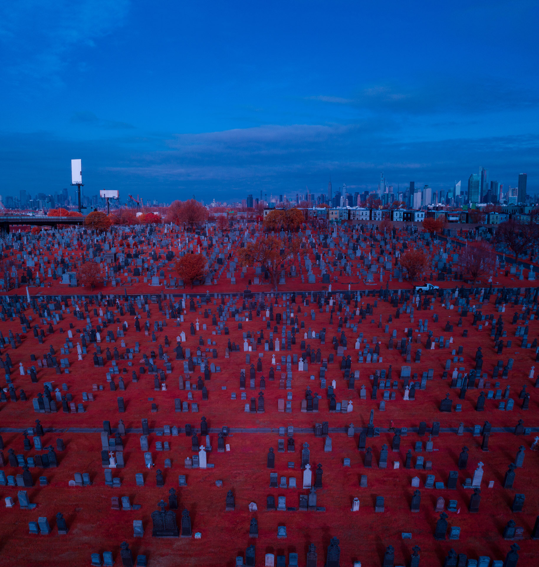 Cemetery, New York, 2020.