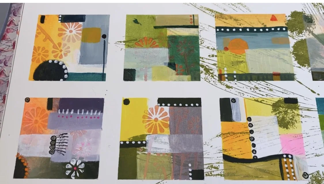 Finished mini paintings