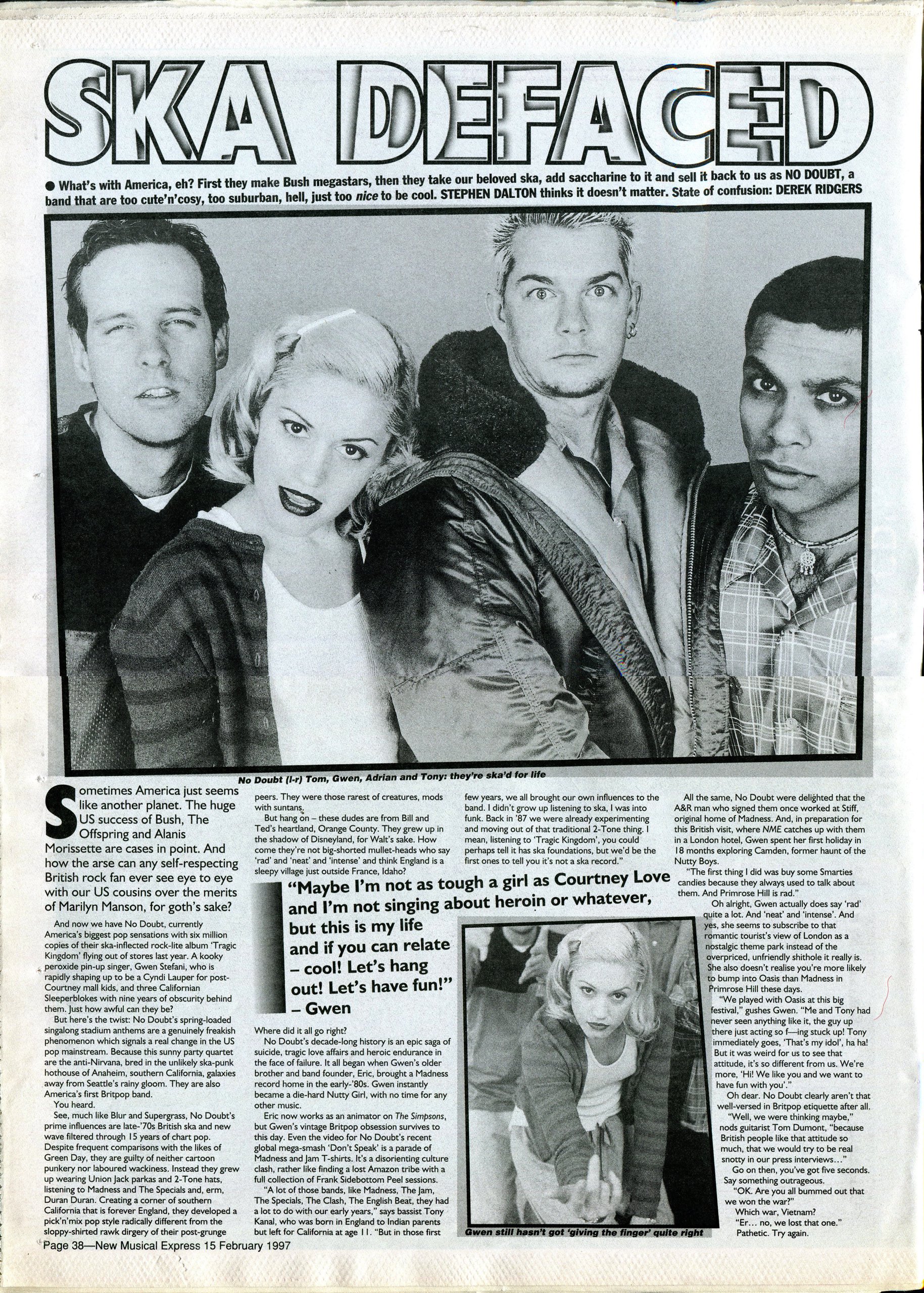 NME - Feb. 15th 1997