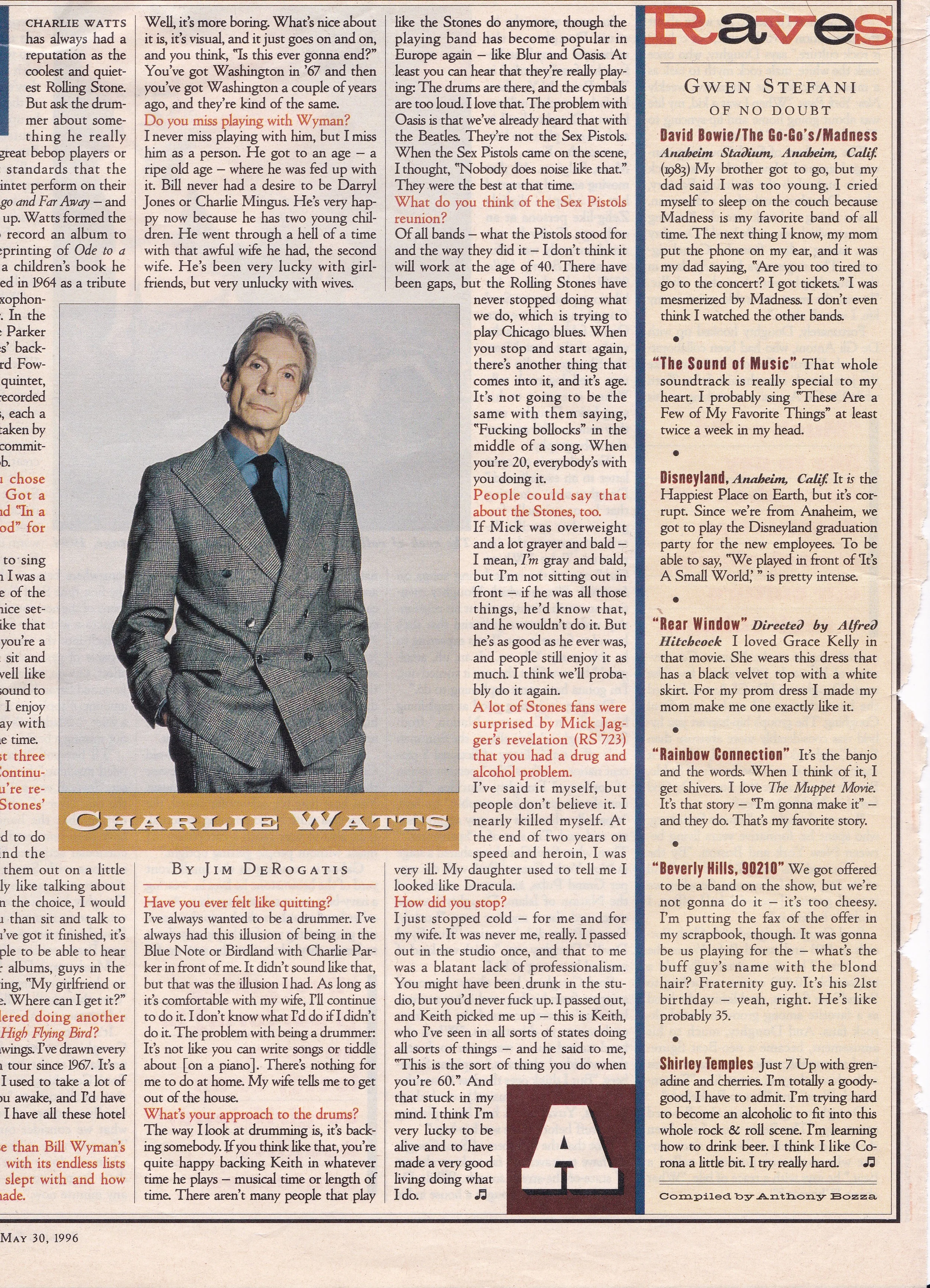 Rolling Stone - May 30th 1996