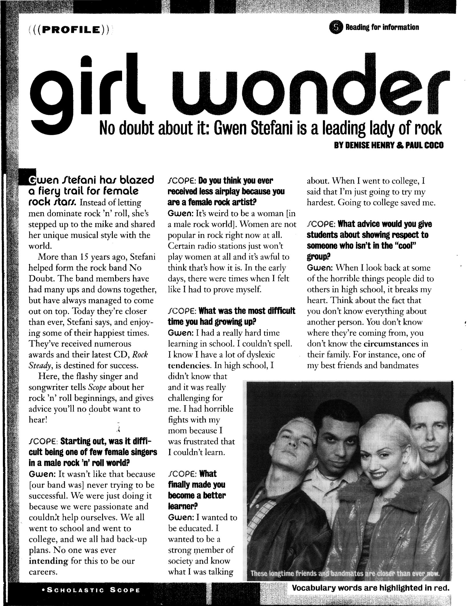 Scholastic Scope - March 11th 2002