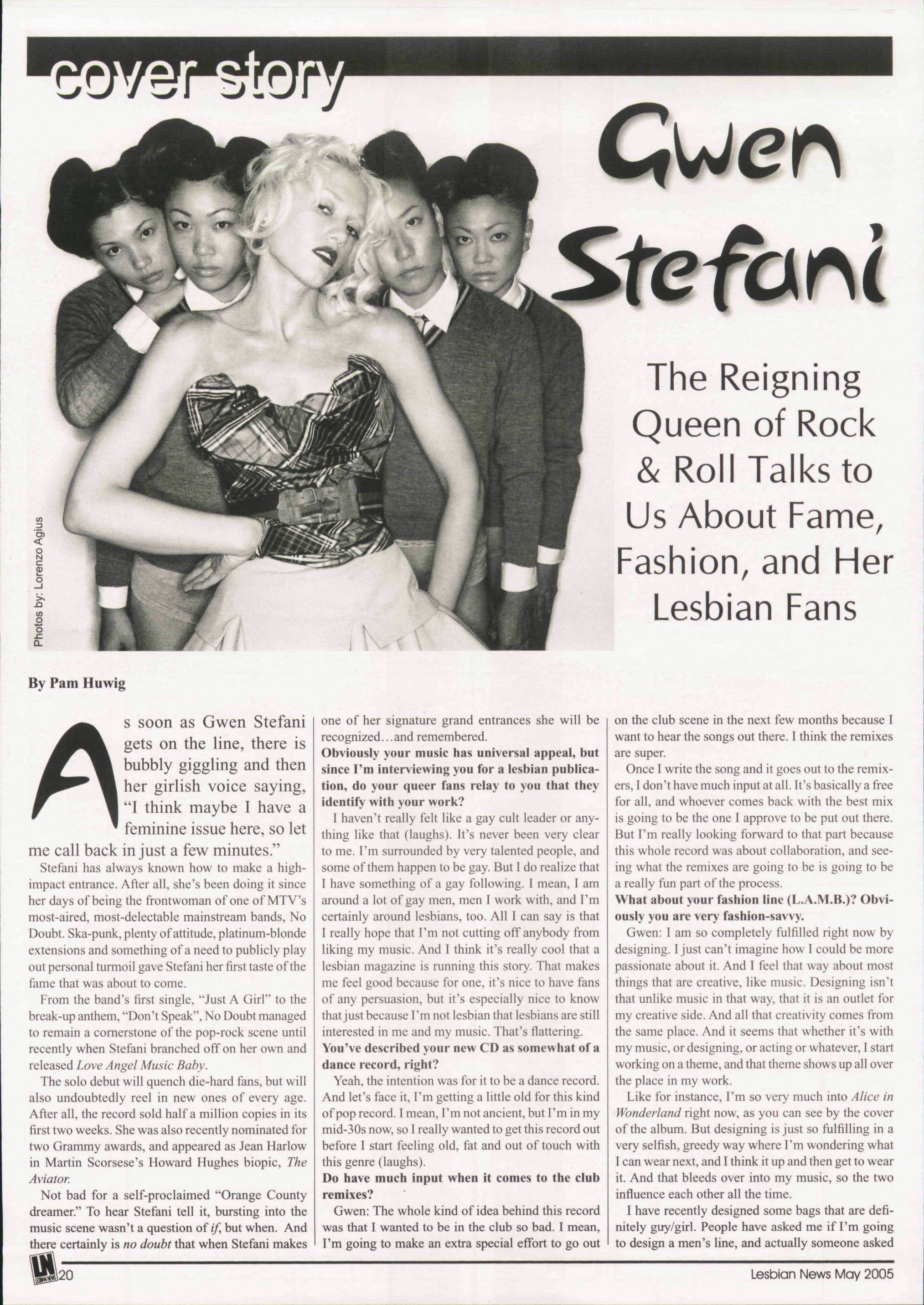 Lesbian News - May 2005