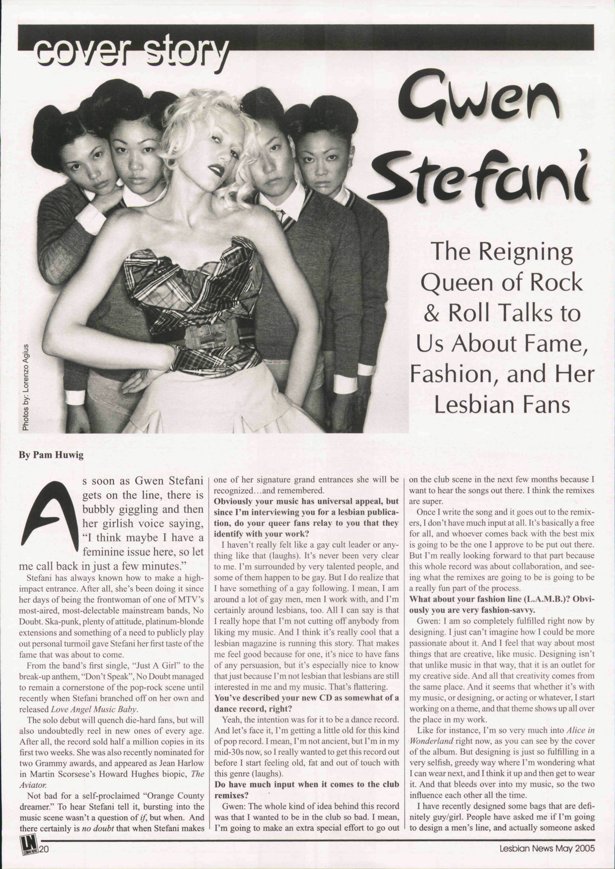 Lesbian News - May 2005 (Copy)