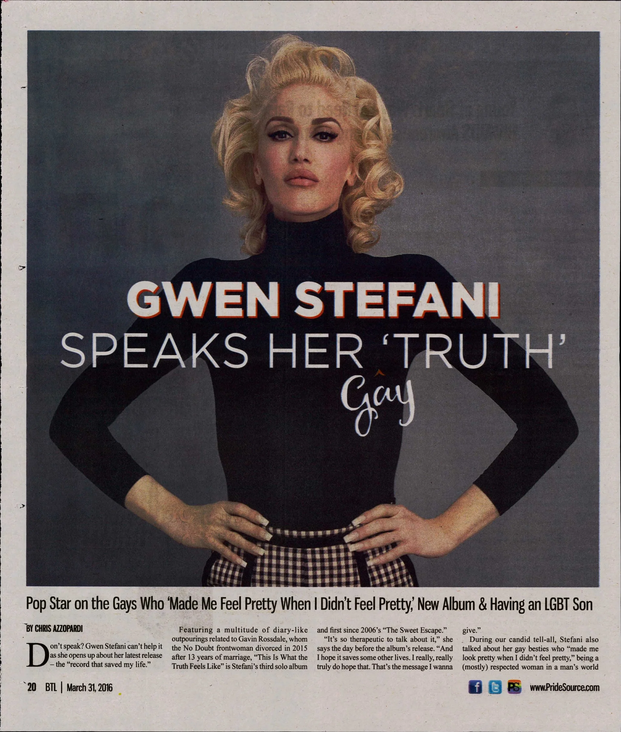 Between The Lines - March 31st 2016