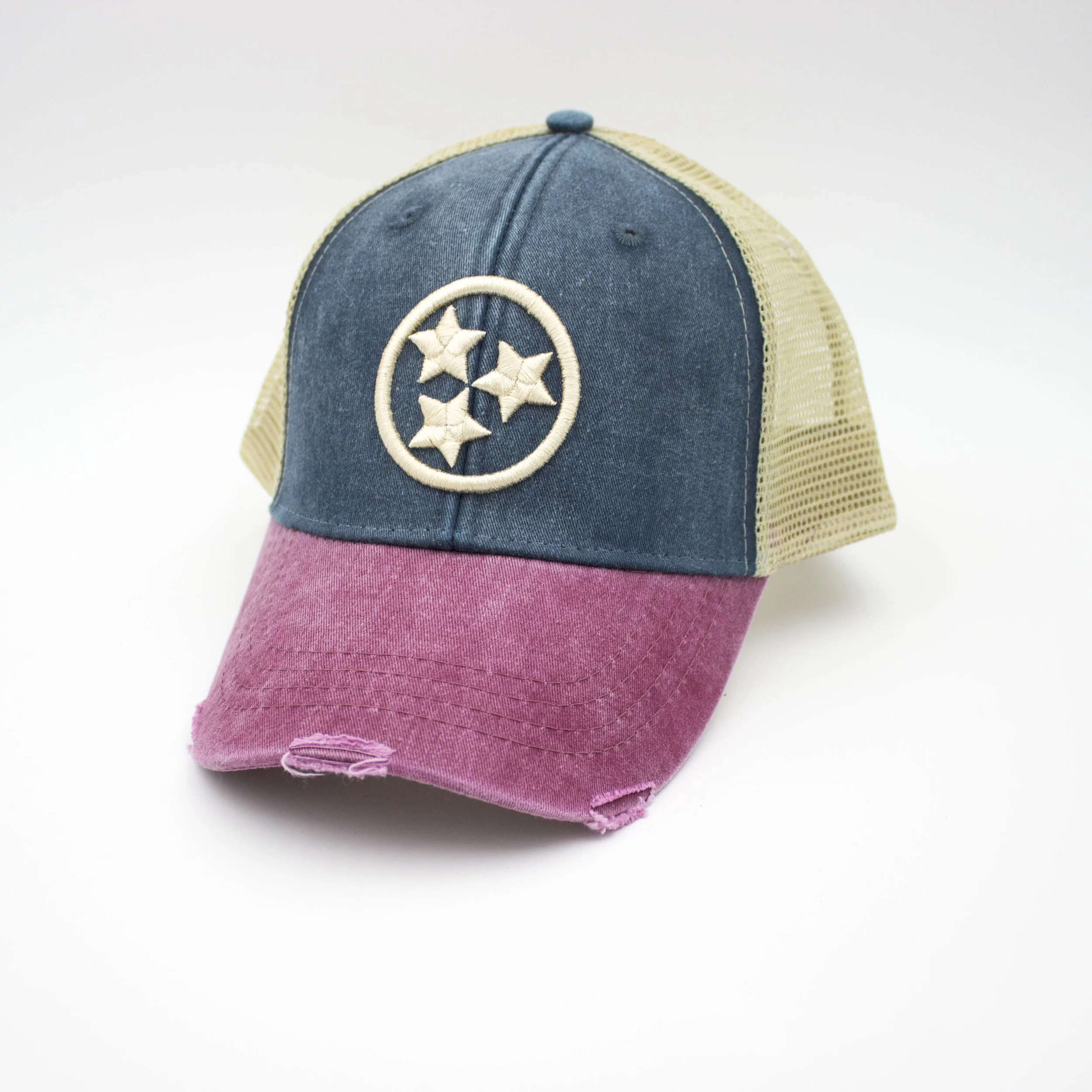 tricolor Tristar trucker hat Tennessee