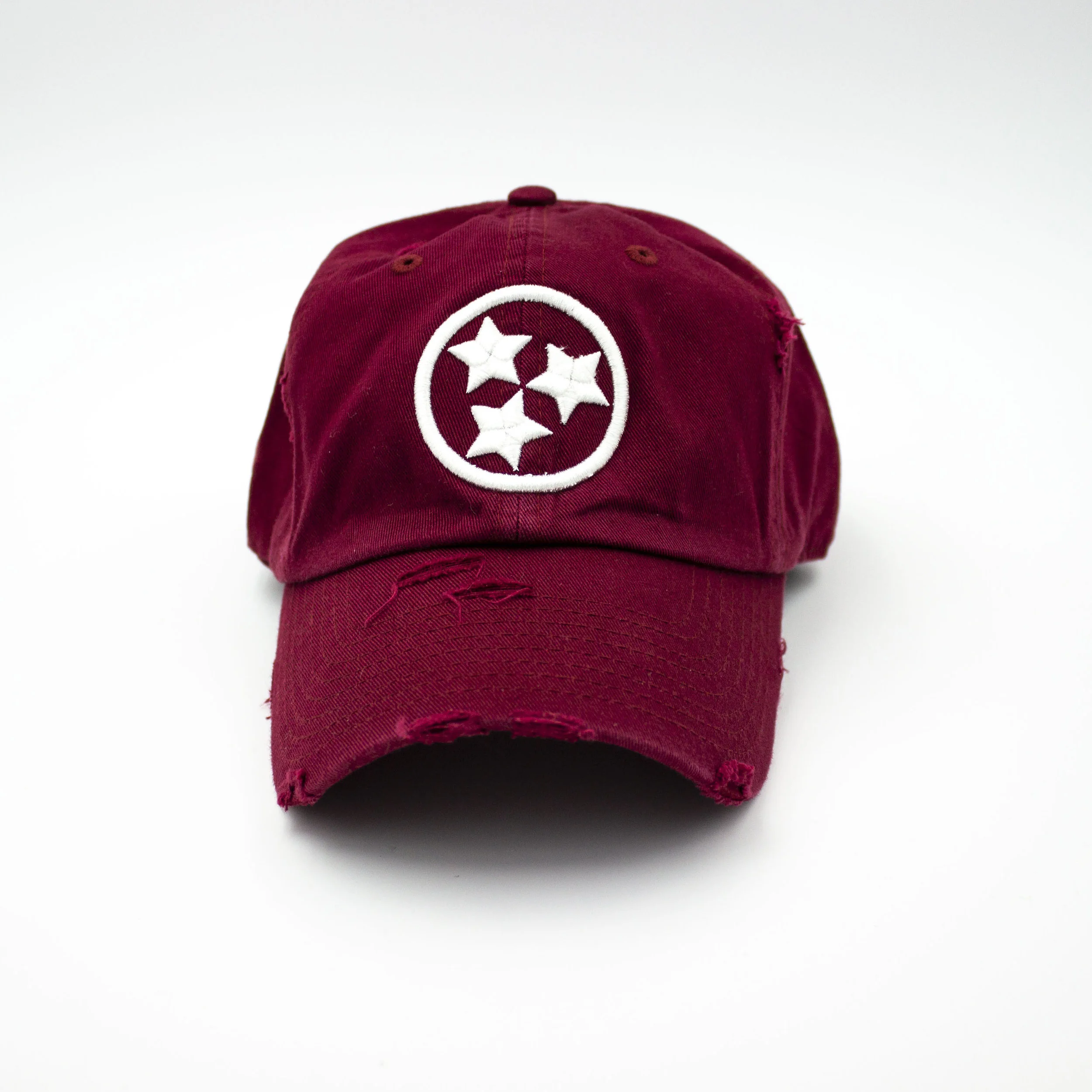 maroon Tristar distressed hat Tennessee