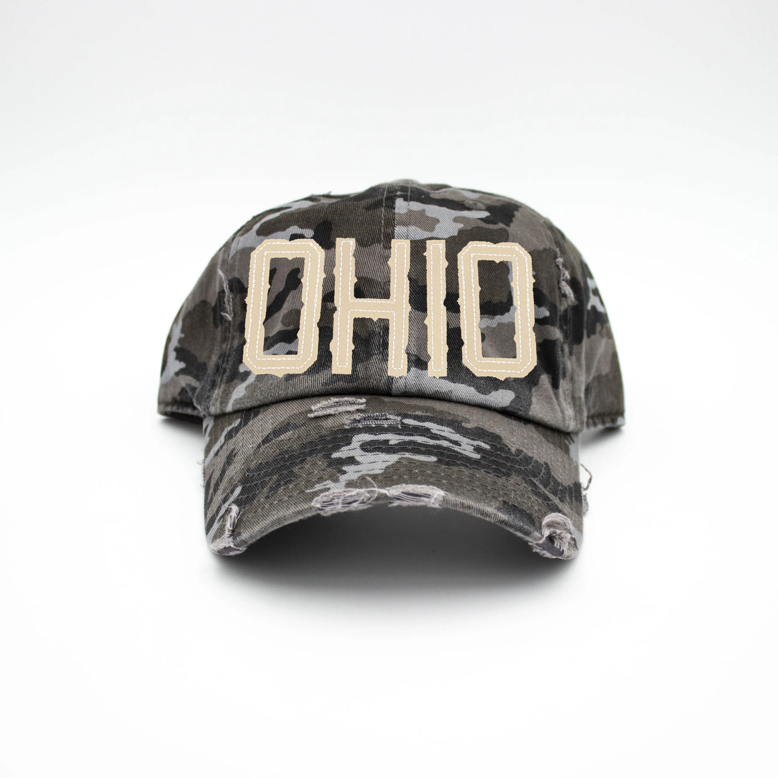 OHIO Black Camo Hat - Cotton Mule