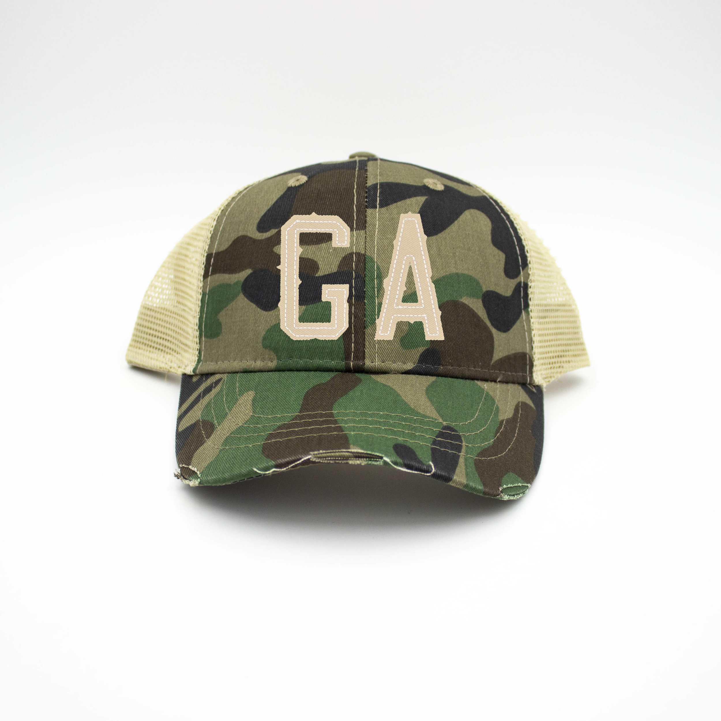 GA Camo Trucker Hat - Cotton Mule