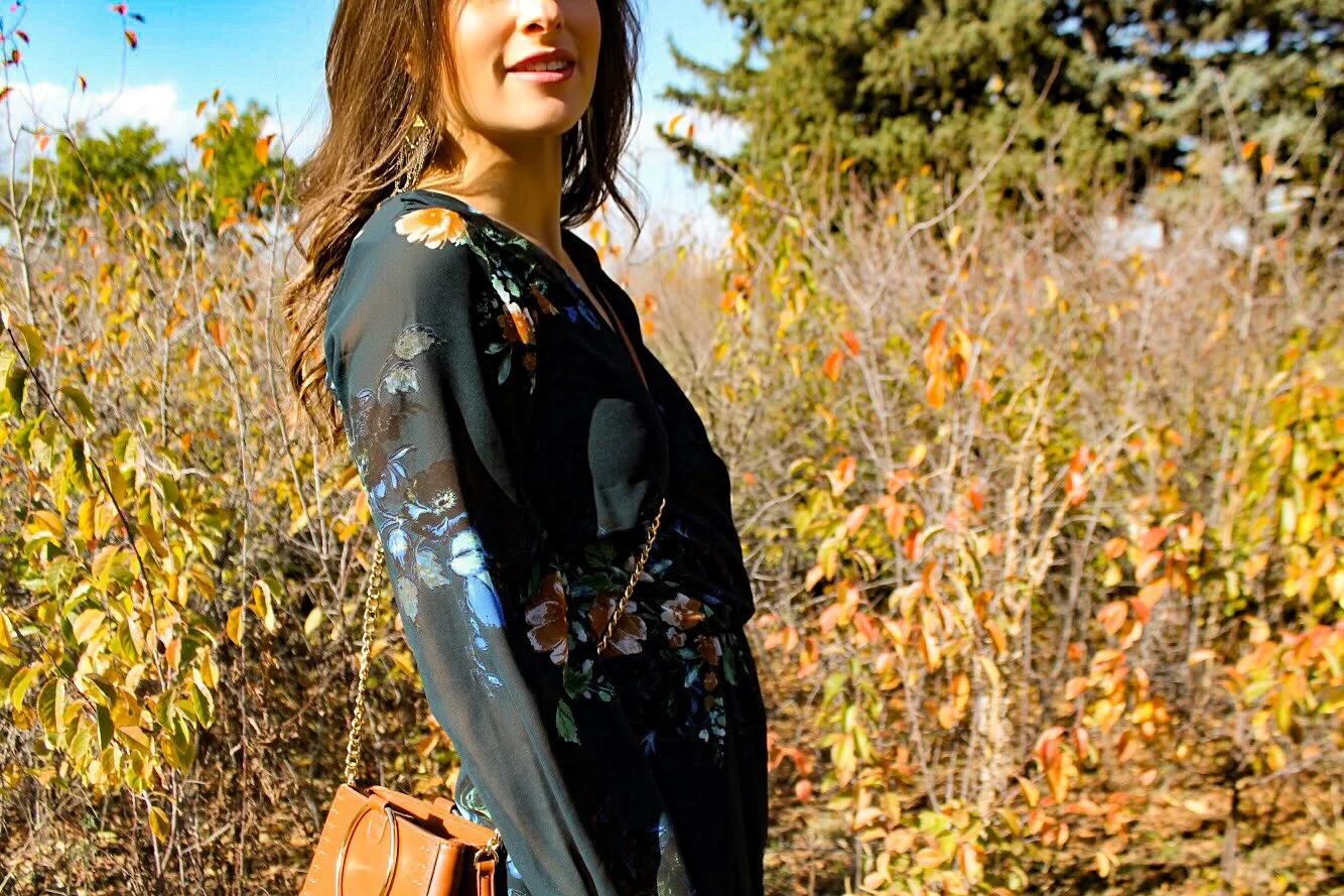 Fall Floral Romper — Denv.Her.