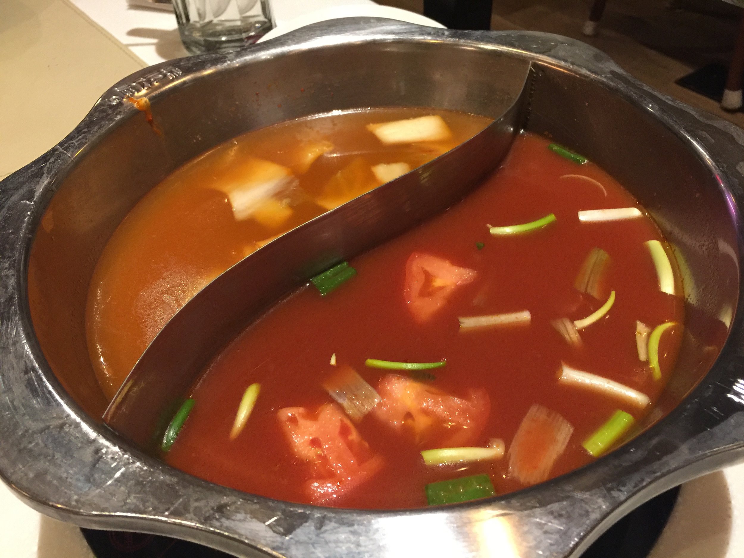 Tomato and Kim Chi Broth