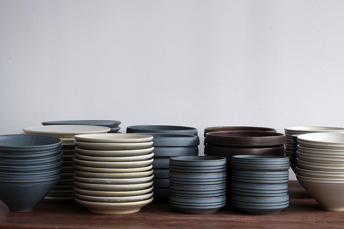 New tableware for the new @surnaturel.kerlouan , brilliant food and wine spot in Brittany 💙