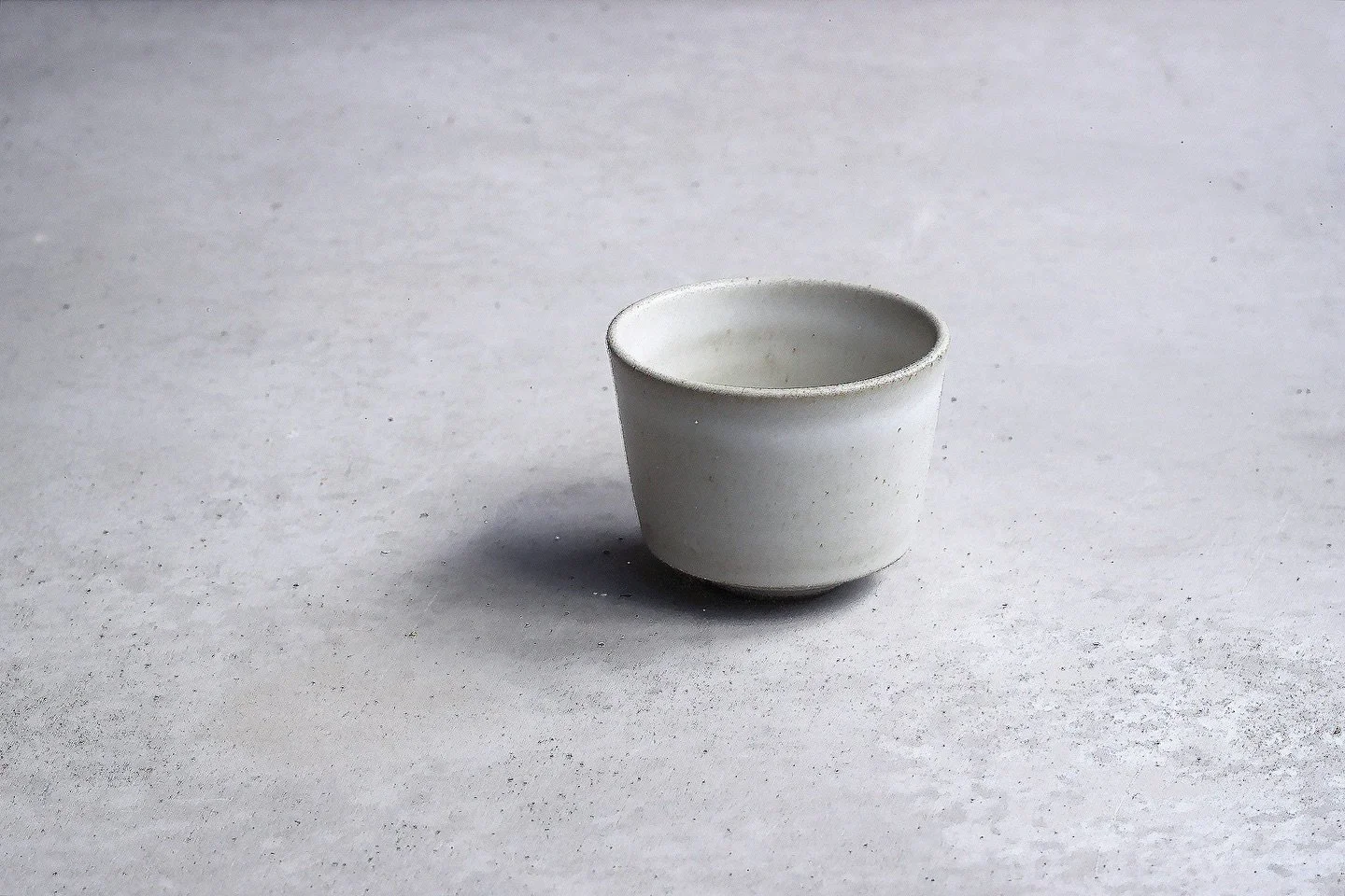 As simple as a white cup.