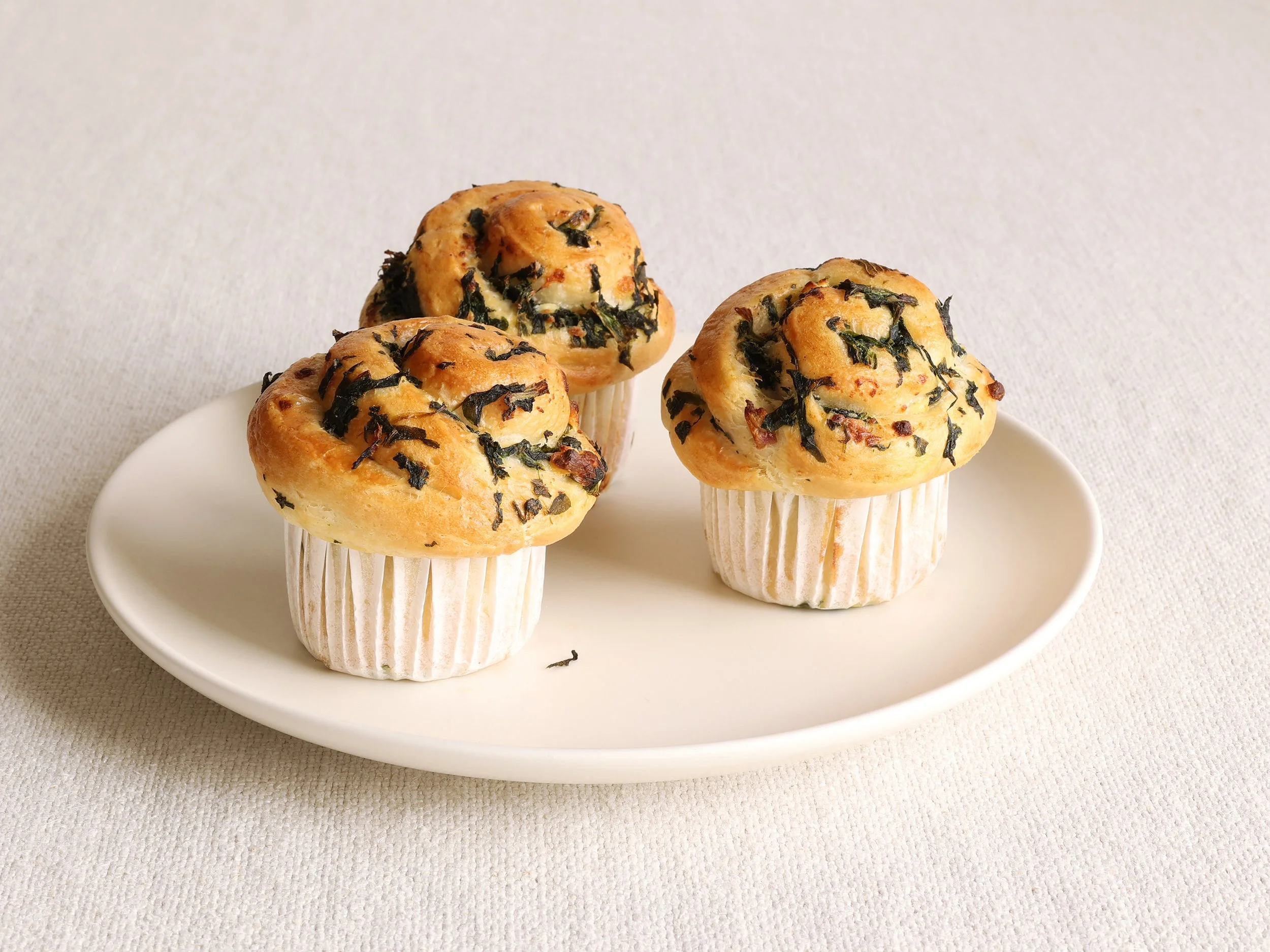 SPINACH &amp; FETA CRUFFINS