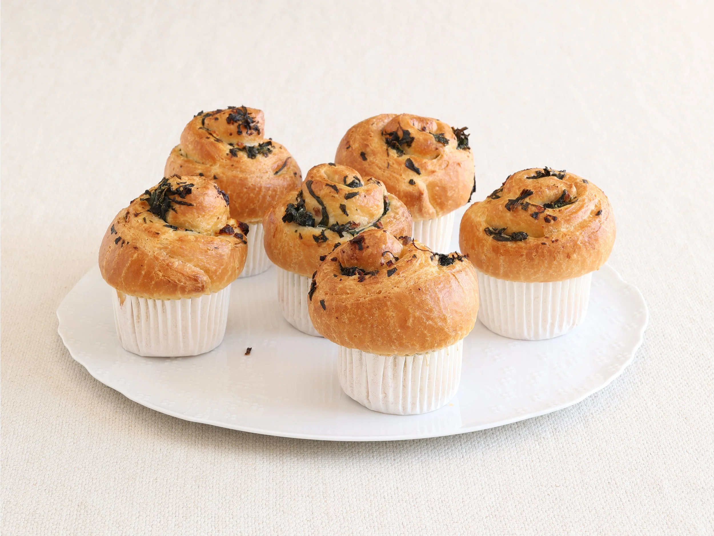 SPINACH &amp; FETA CRUFFINS