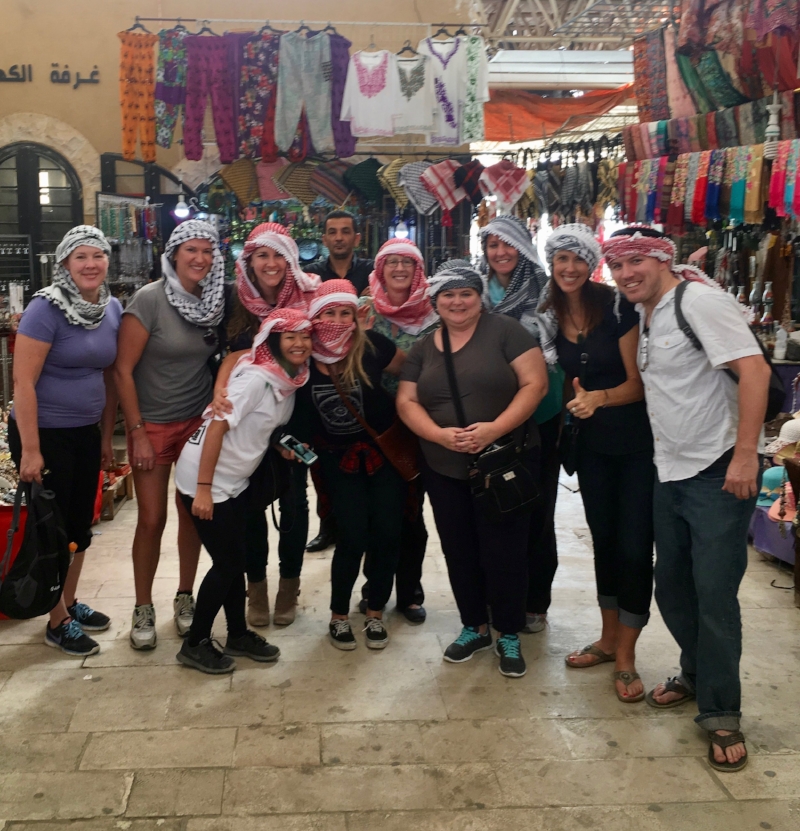 Our FAM with G Adventures in Jordan