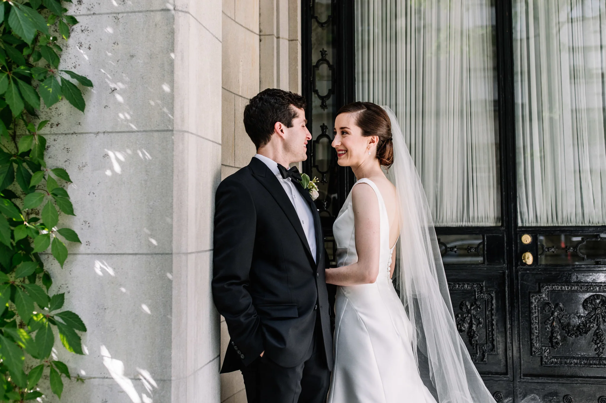 Meridith & Justin | Harold Pratt House One very special black tie, sit down dinner
