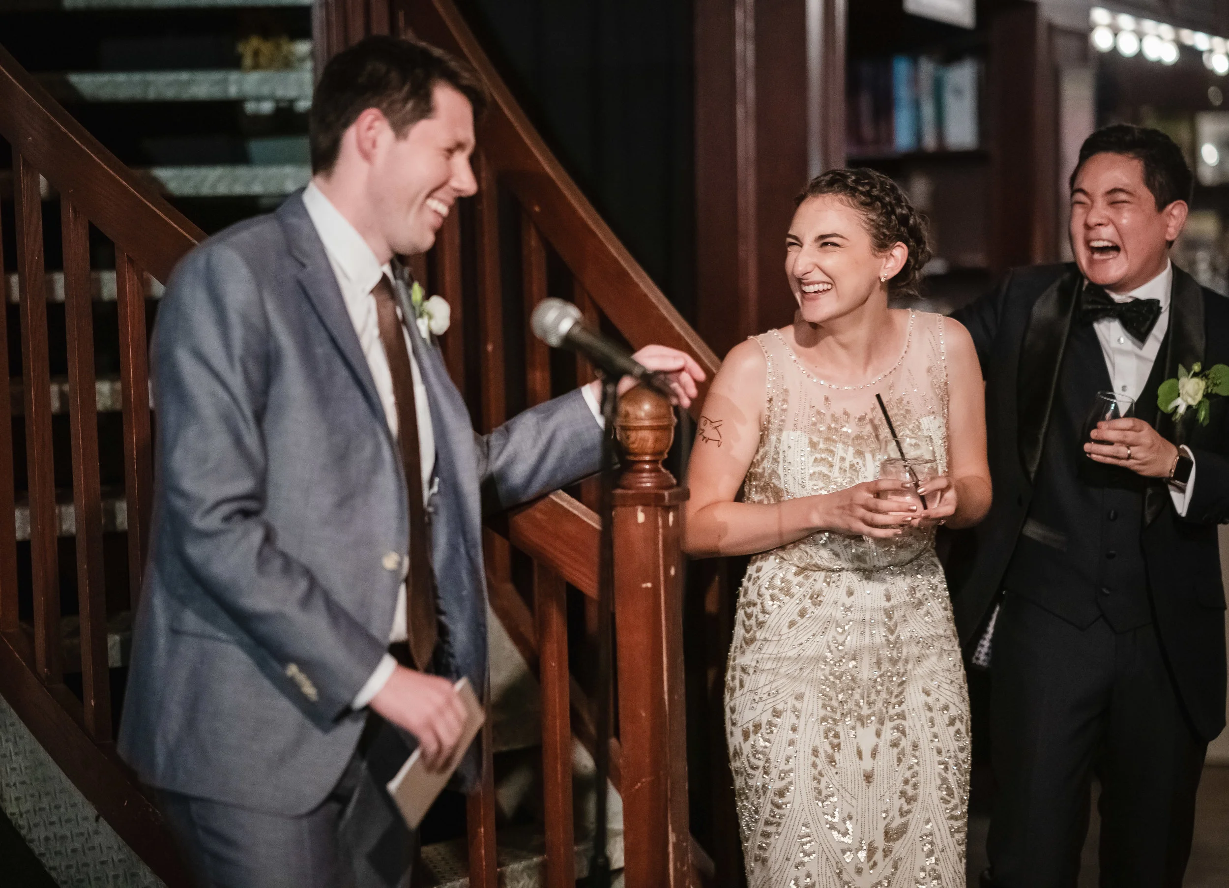 Fall Housing Works Bookstore Wedding